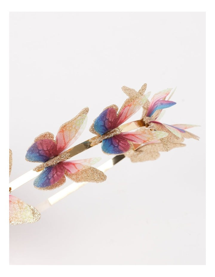 Butterfly Headband in Gold
