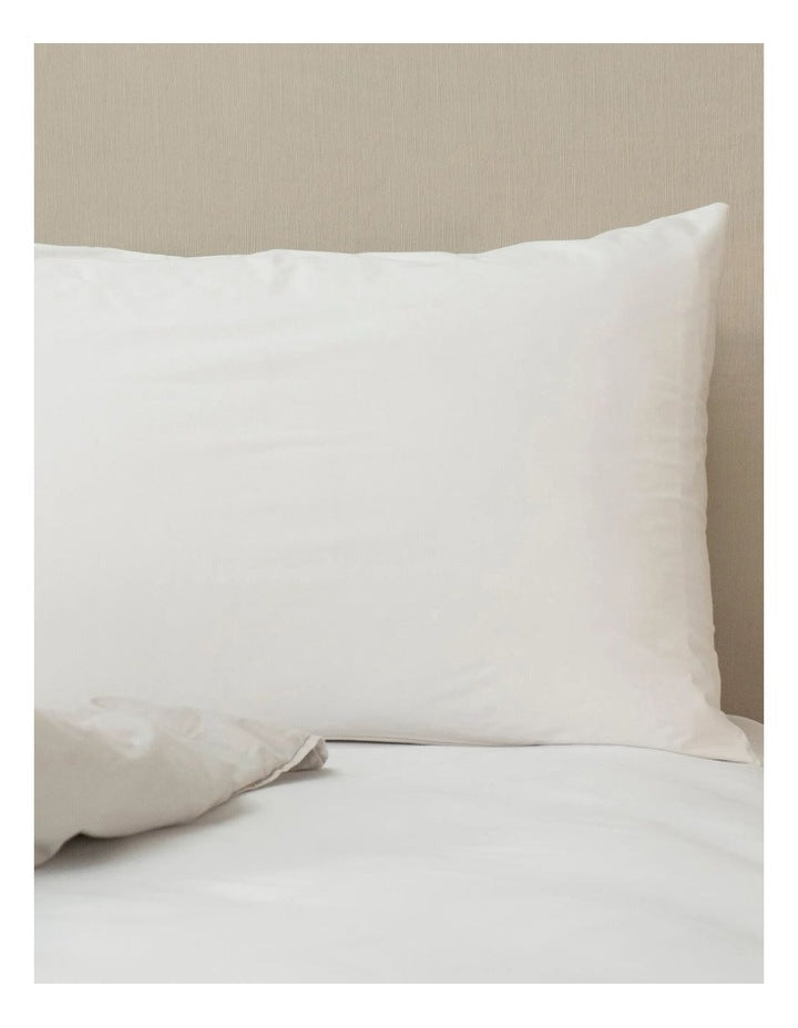 Vibrance Bamboo Jersey Pillow Protector in White