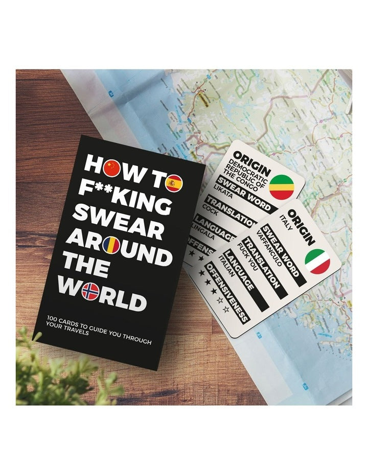 How To Fucking Swear Around The World Cards in Multi