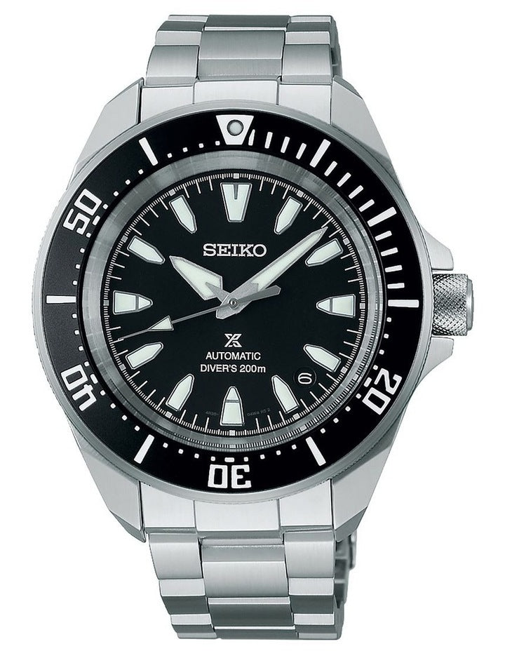 SRPL13K Prospex Stainless Steel Watch in Silver & Black