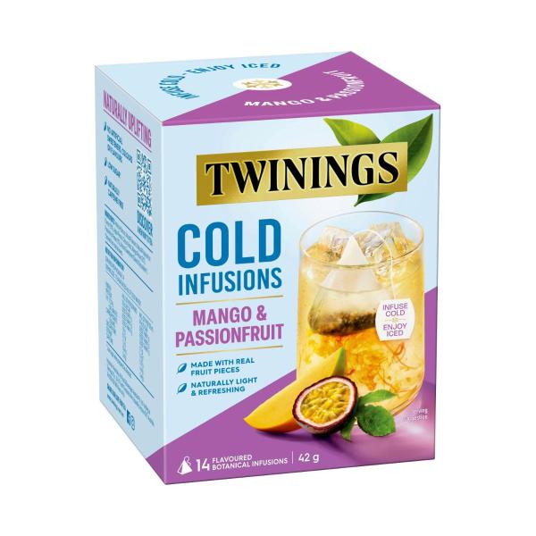 TWININGS COLD INFUSIONS MANGO & PASSIONFRUIT 14PK