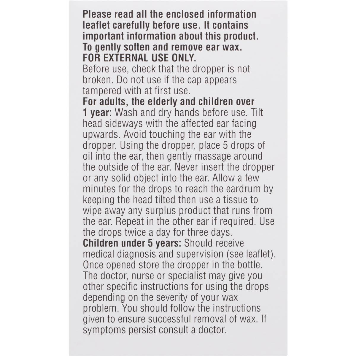 Cerumol Wax Removal Ear Drops 10mL