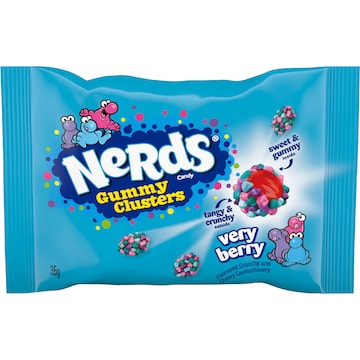 Nerds Gummy Clusters Very Berry Pouch 35g