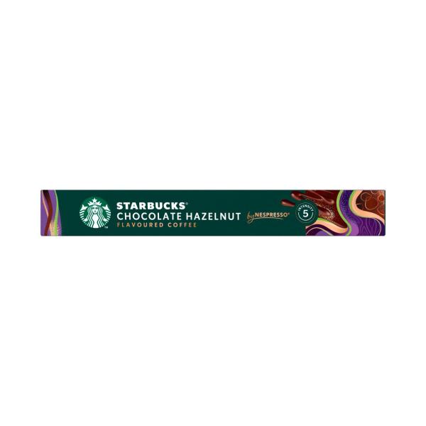 STARBUCKS BY NESPRESSO CHOCOLATE HAZELNUT COFFEE CAPSULES 10PK