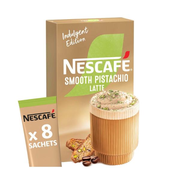 NESCAFE PISTACHIO LATTE SACHETS 8PK