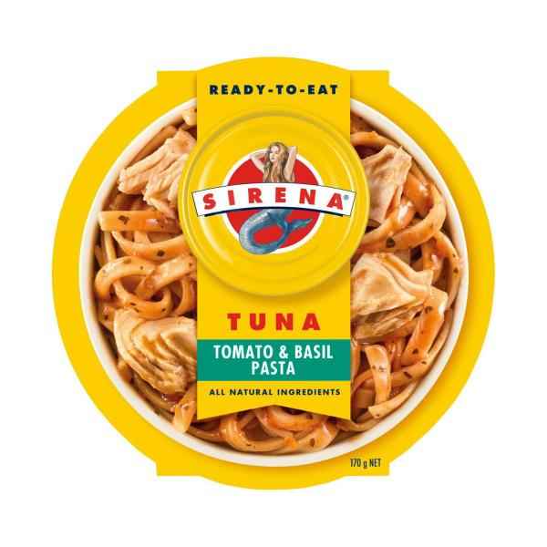 SIRENA TOMATO & BASIL PASTA WITH TUNA 170G