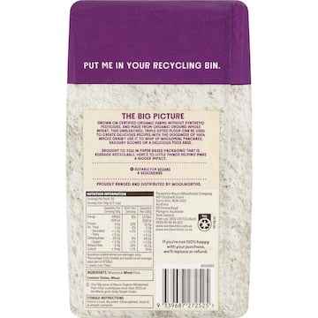 Macro Organic Australian Wholemeal Plain Flour Unbleached 1kg