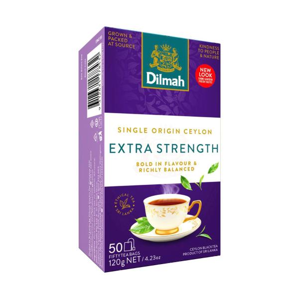 DILMAH SINGLE ORIGIN CEYLON EXTRA STRENGTH TEA BAGS 50 PACK