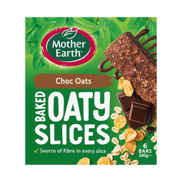 MOTHER EARTH OATY SLICES:CHOCOLATE OATS:.:240 GRAM
