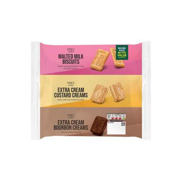 TRIPLE PACK BISCUITS 530G