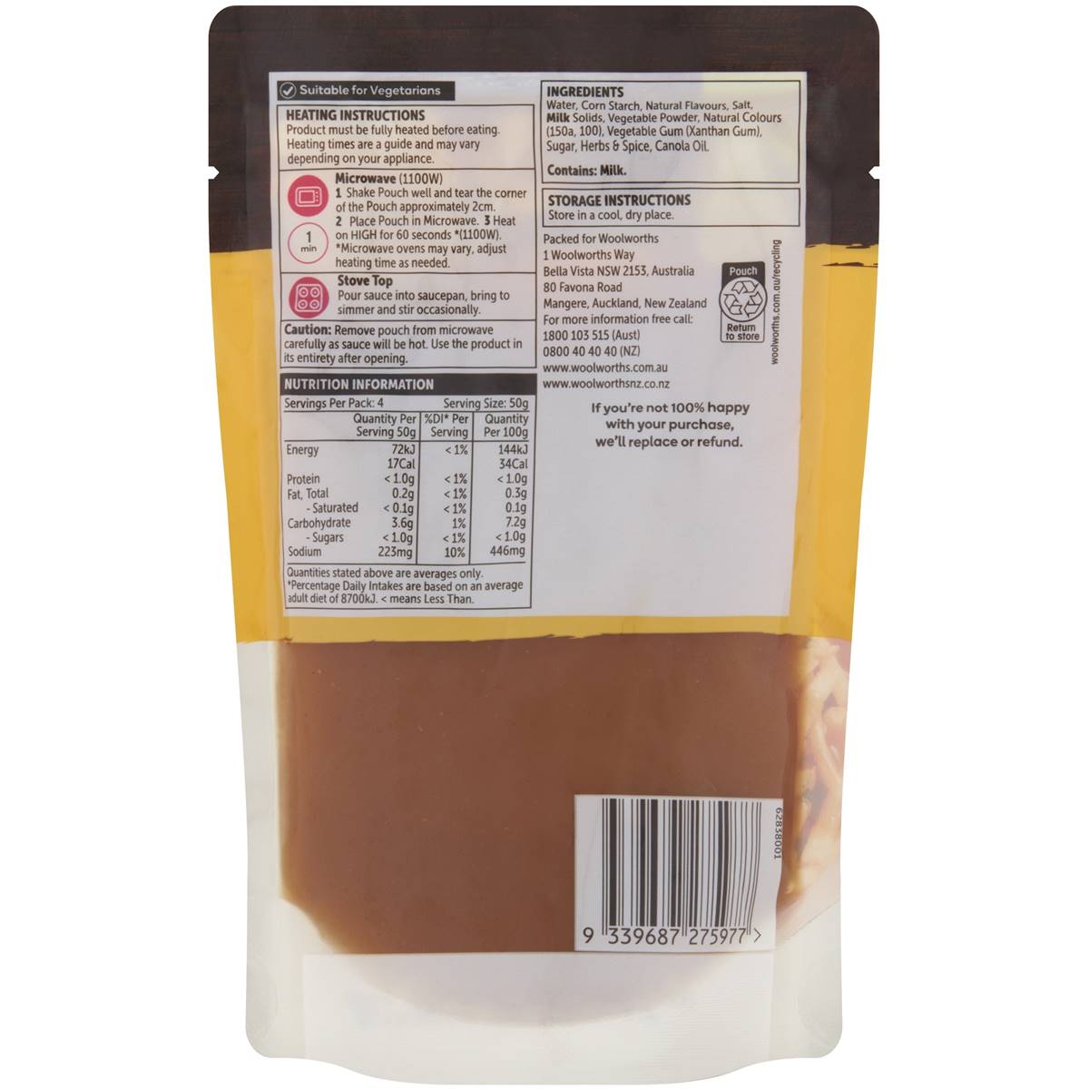 Woolworths Hot Chip Gravy 200g