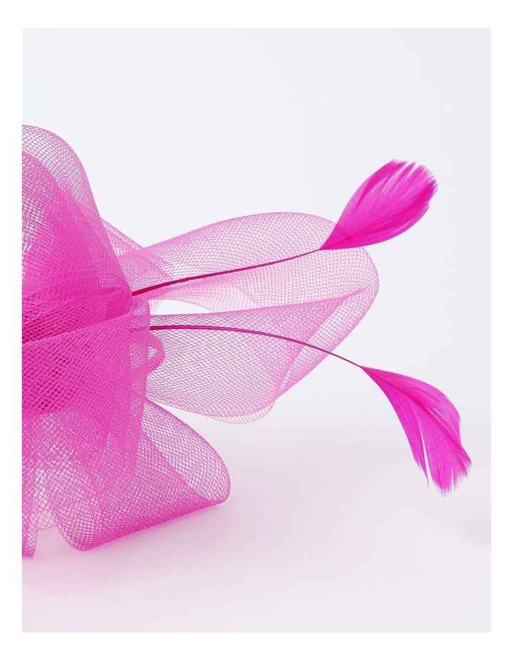 Crinoline Fascinator in Fuchsia