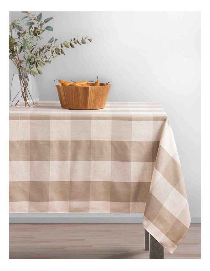 Orla Tablecloth 150x300 in Taupe