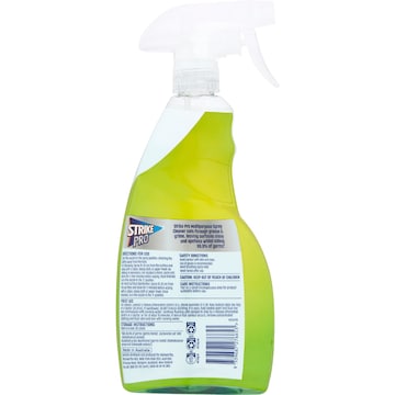Strike Pro Antibacterial Multipurpose Spray Cleaner Lemon & Lime 750mL