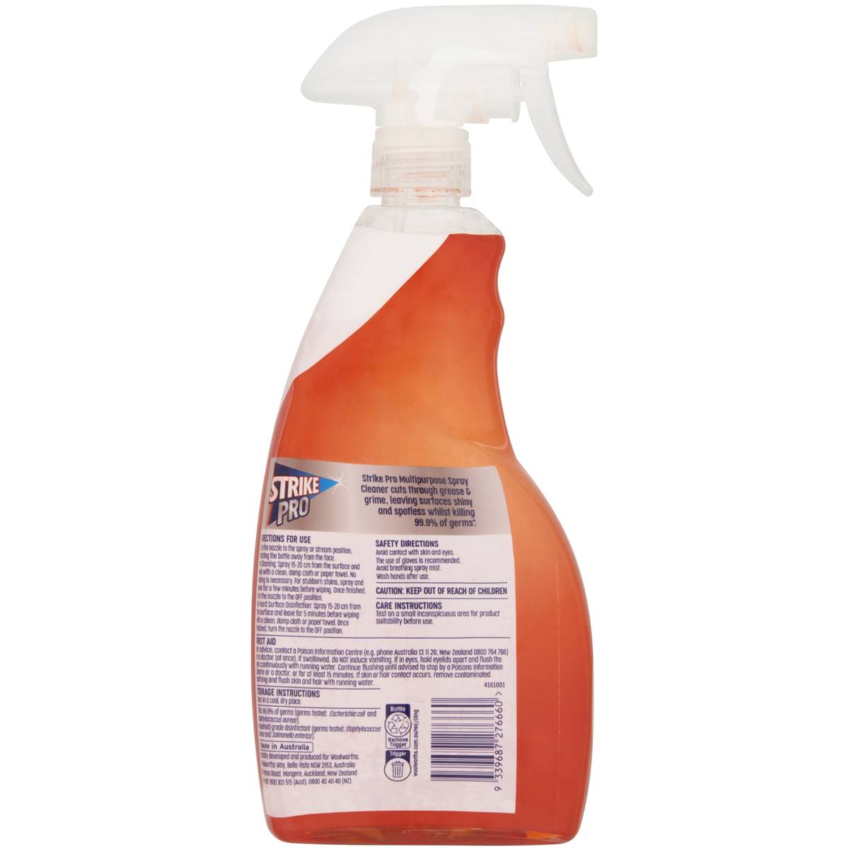 Strike Pro Multipurpose Cleaner Spray Antibacterial 750ml