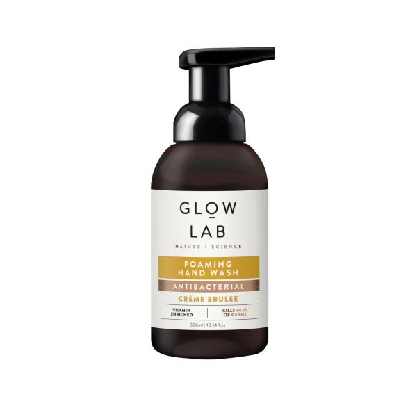 GLOW LAB FOAMING HAND WASH ANTIBACTERIAL CREME BRULEE 300ML