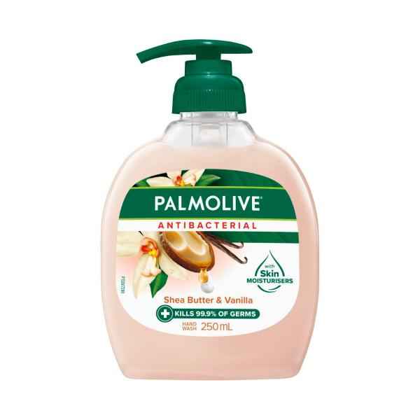 PALMOLIVE LIQUID HAND WASH ANTIBACTERIAL SHEA BUTTER PUMP 250ML