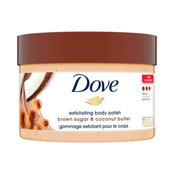 DOVE BODY POLISH SCRUB BROWN SUGAR & COCONUT BUTTER 298G