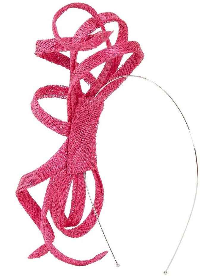 Loops Fascinator Sin Bow in Fuchsia