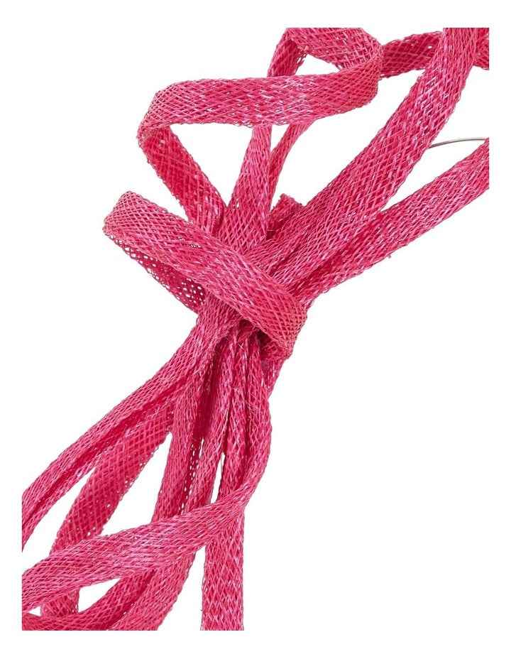 Loops Fascinator Sin Bow in Fuchsia
