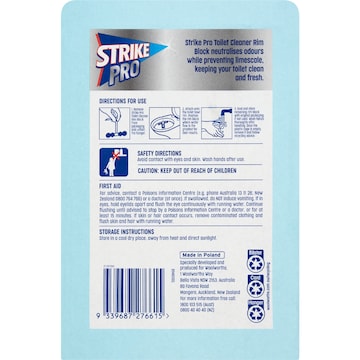Strike PRO Toilet Clean Rim Block Marine 2 pack