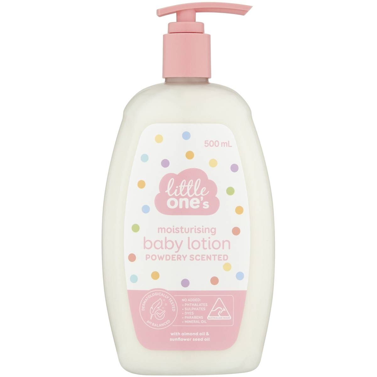 Little One's Moisturising Baby Lotion Powdery Scented 500ml
