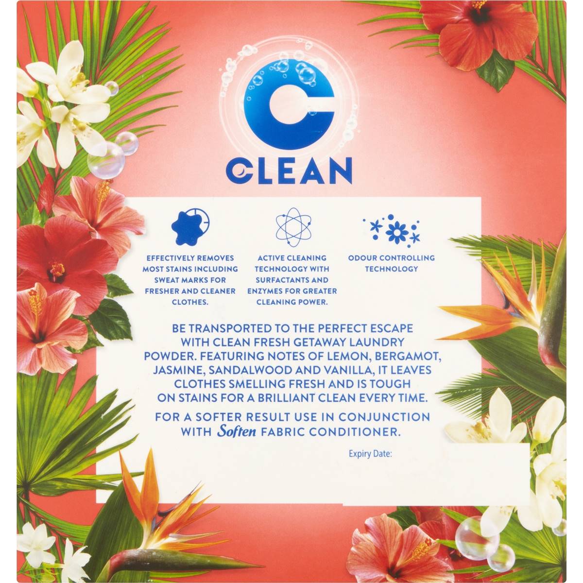 Clean Laundry Powder Fresh Getaway 2kg