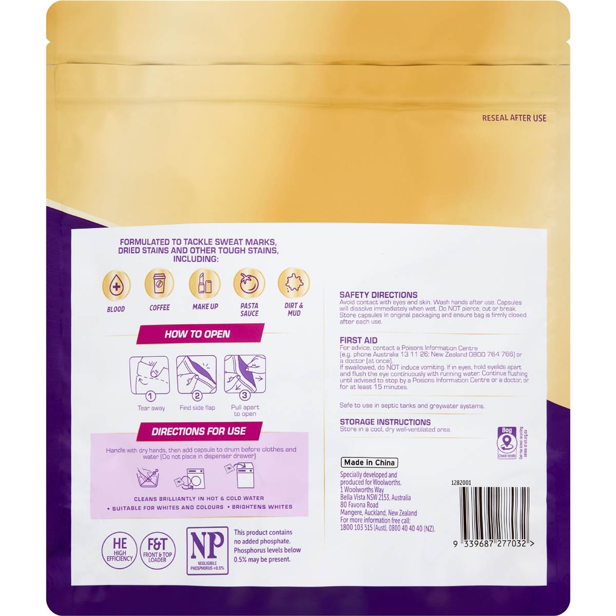 Clean Ultimate 3 In 1 Laundry Capsules 36 pack