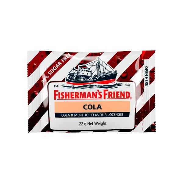 FISHERMANS FRIEND LOZENGES COLA SUGAR FREE 22G