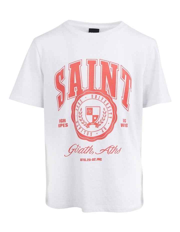 Princeton Tee 3-7 in White