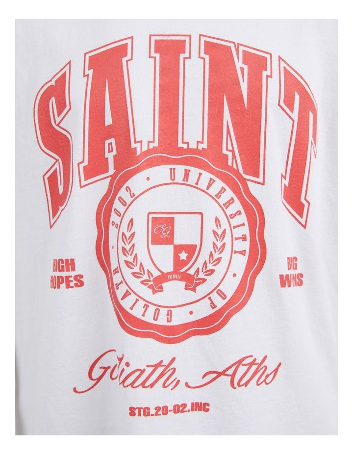 Princeton Tee 3-7 in White