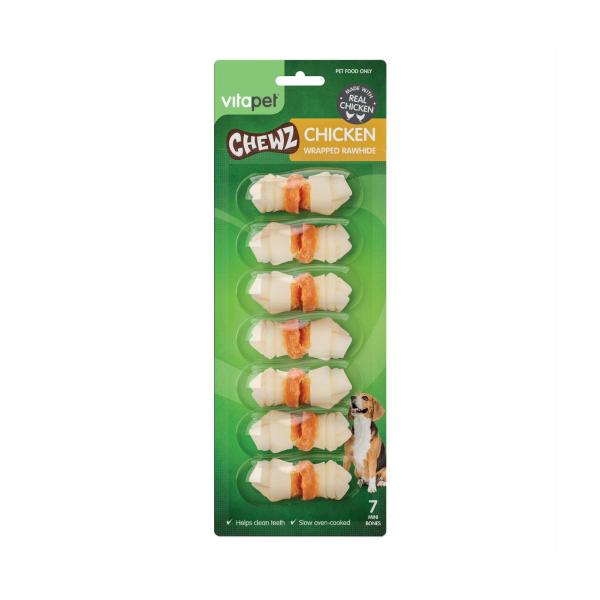 Chicken Wrapped Rawhide Mini Bones