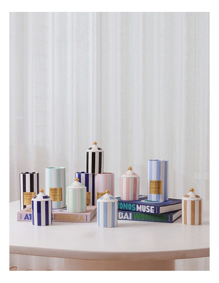 Avocado and Fresh Mint Ceramic Candle Large 360g