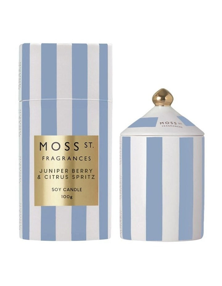 Juniper Berry and Citrus Spritz Mini Ceramic Candle 100g