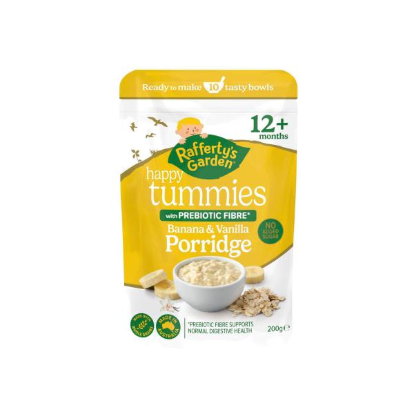 RAFFERTY'S GARDEN BANANA & VANILLA PORRIDGE 12 MONTHS 200G