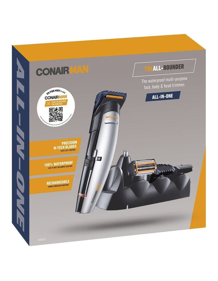 The All Rounder VSM837A Trimmer Set in Silver