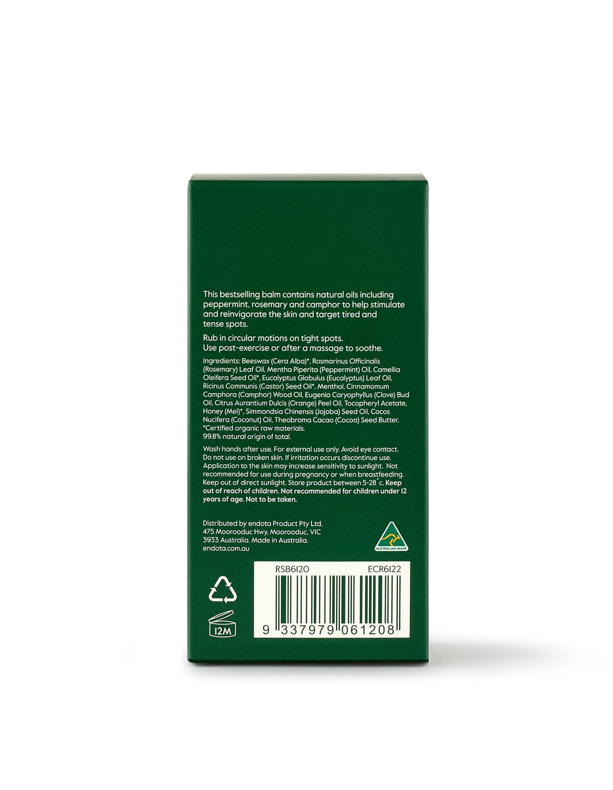 Clove & Mint Recovery Balm 50ml