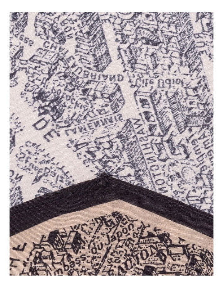 Skyview Neckerchief Scarf in Blush