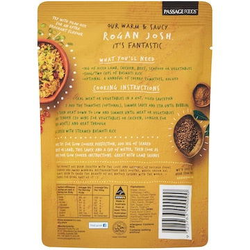Passage To India Simmer Sauce Rogan Josh 375g