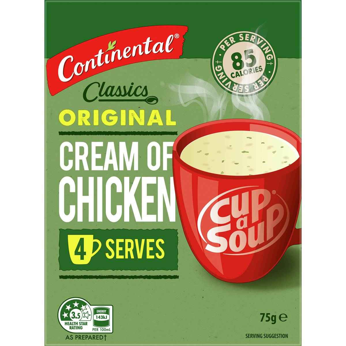 Continental Classics Cup a Soup Original Cream Of Chicken 75g