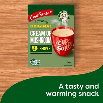 Continental Classics Cup A Soup Original Cream Of Mushroom 70g