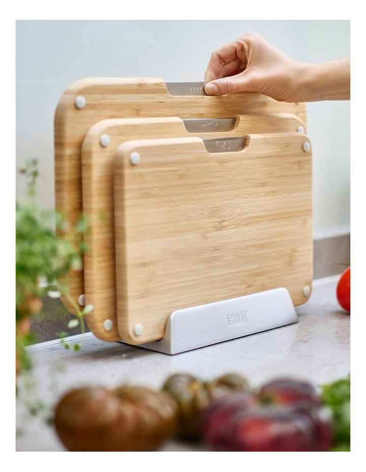 Chopping Board Set in Nest Bamboo