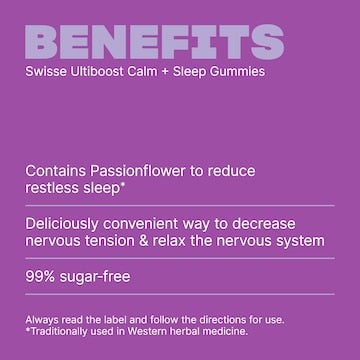 Swisse Ultiboost Calm + Sleep Gummies 60 pack