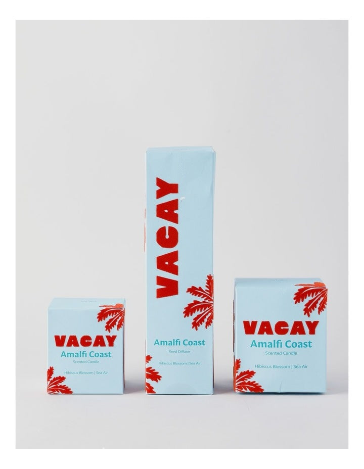 Vacay Amalfi Coast Small Candle 230g in Blue
