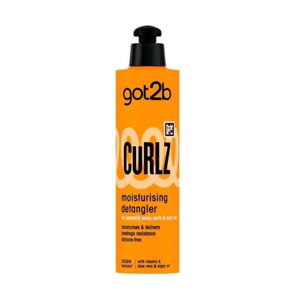 GOT2B CURLZ MOISTURIZING DETANGLER 200ML
