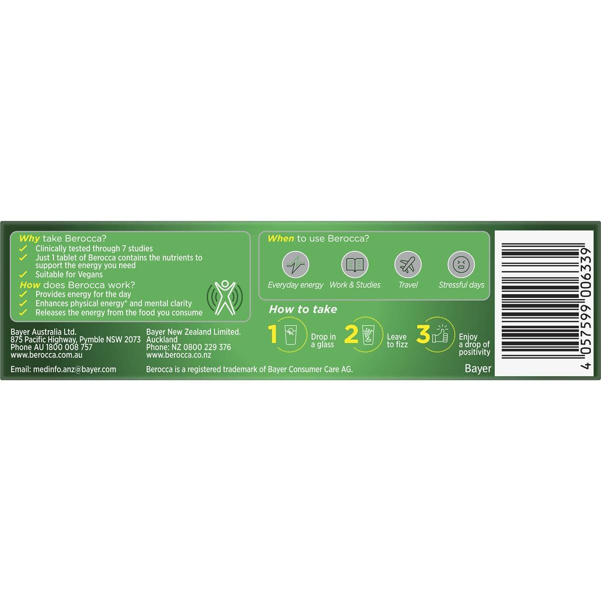 Berocca Vitamin b & c Orange Flavour Energy 15 Pack
