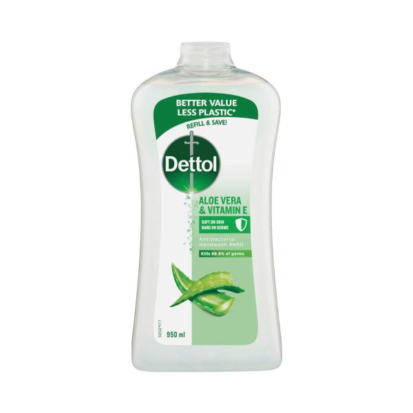DETTOL ANTI-BAC HAND WASH ALOE MOISTURE REF 950ML