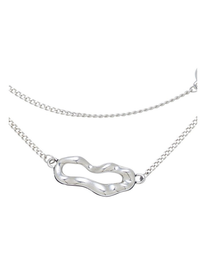 Droplet Necklace in Silver
