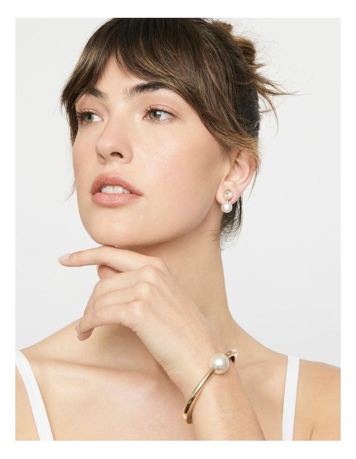 Solo Pearl Bracelet in Gold/Pearl