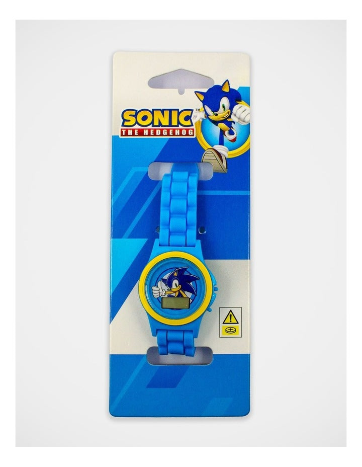 Silicone Chain Digital Watch in Blue